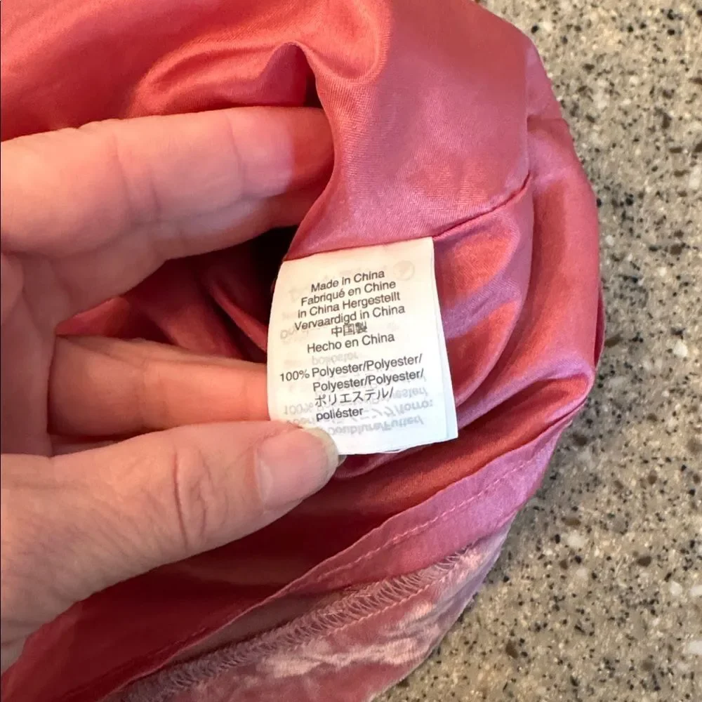 J. CREW Crushed Velvet Pink Mauve Ruffle Cami Tank Top